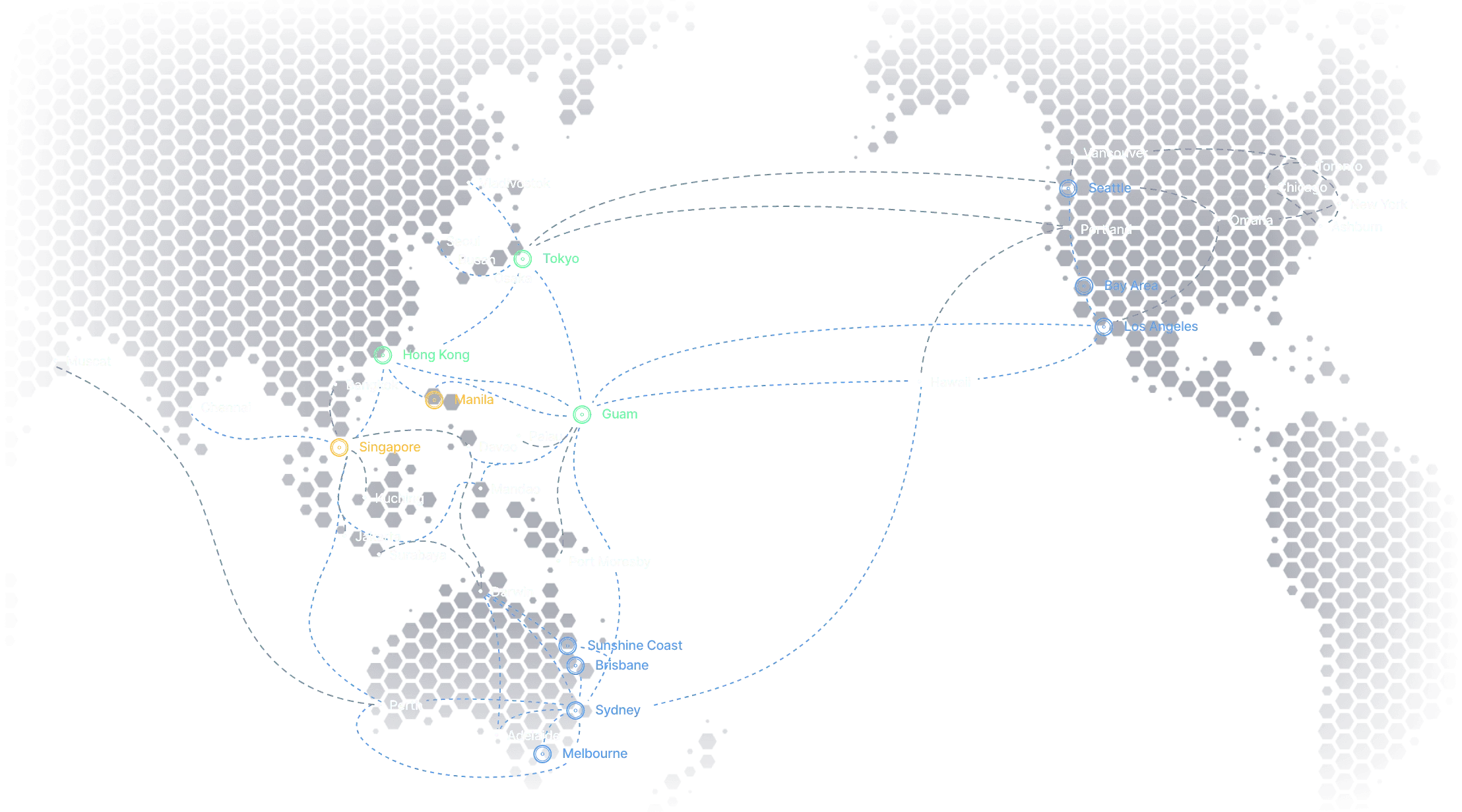 APAC network map