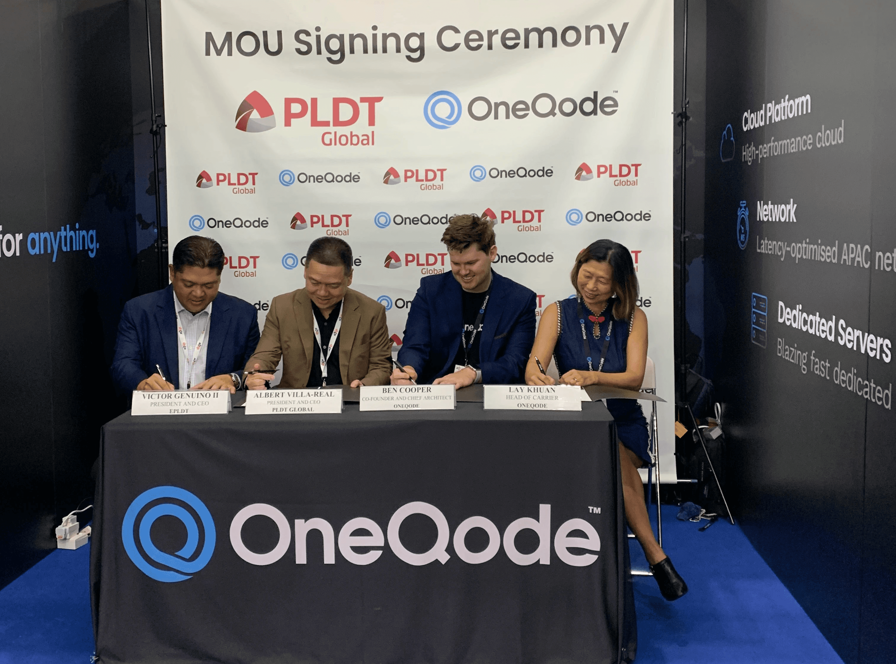 OneQode Signs Memorandum of Understanding With PLDT Global